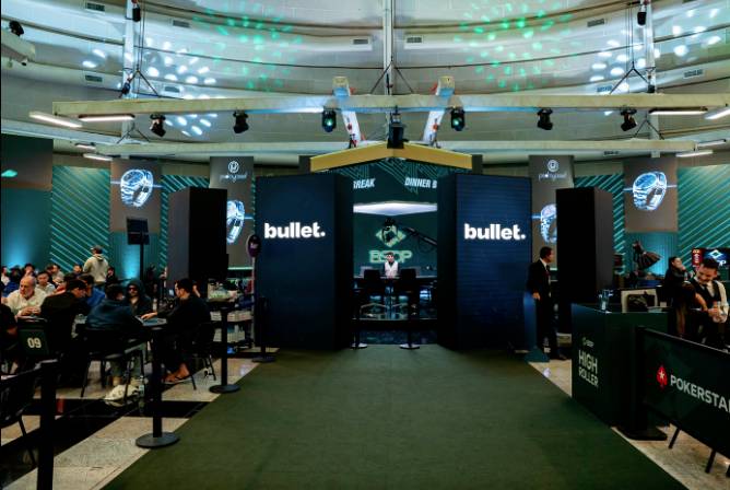 Presença de marca Bullet no salão BSOP