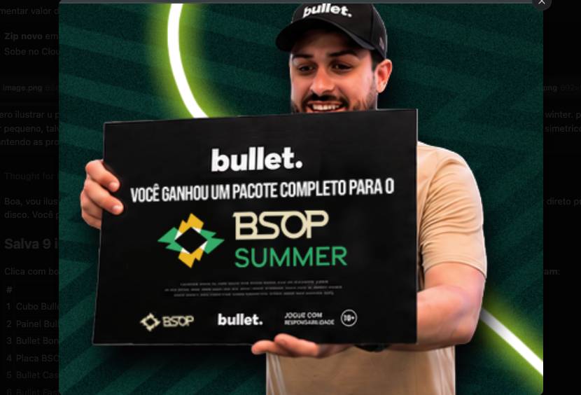 Material de divulgação BSOP